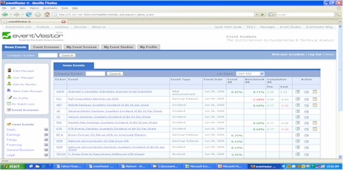 eventVestor